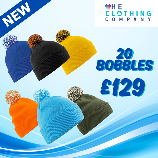20 Bobble Hats £129