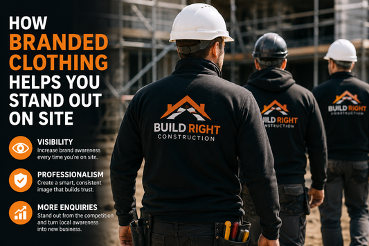 How Branded Clothing Helps You Stand Out on Site.