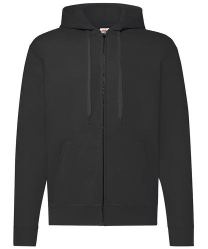 Classic 80/20 Hooded Zipped Sweatshirt - Adult Fit - Fruit of the Loom