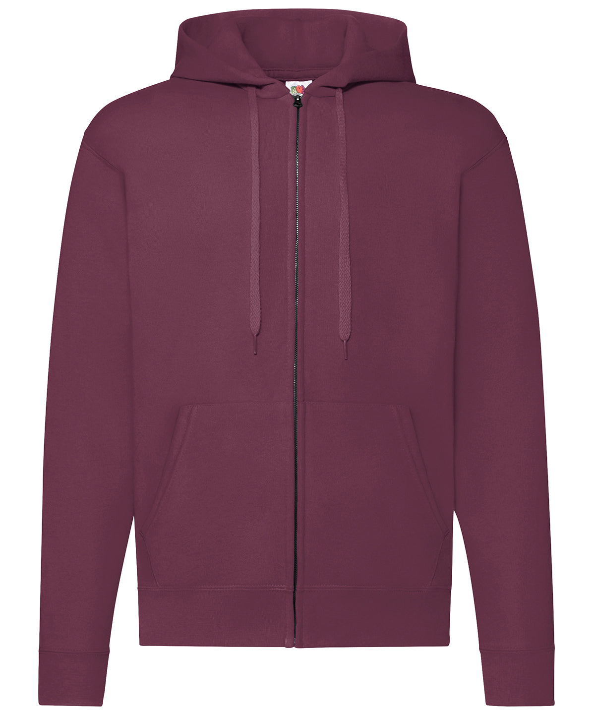 Classic 80/20 Hooded Zipped Sweatshirt - Adult Fit - Fruit of the Loom