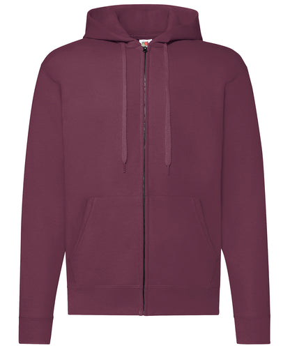 Classic 80/20 Hooded Zipped Sweatshirt - Adult Fit - Fruit of the Loom