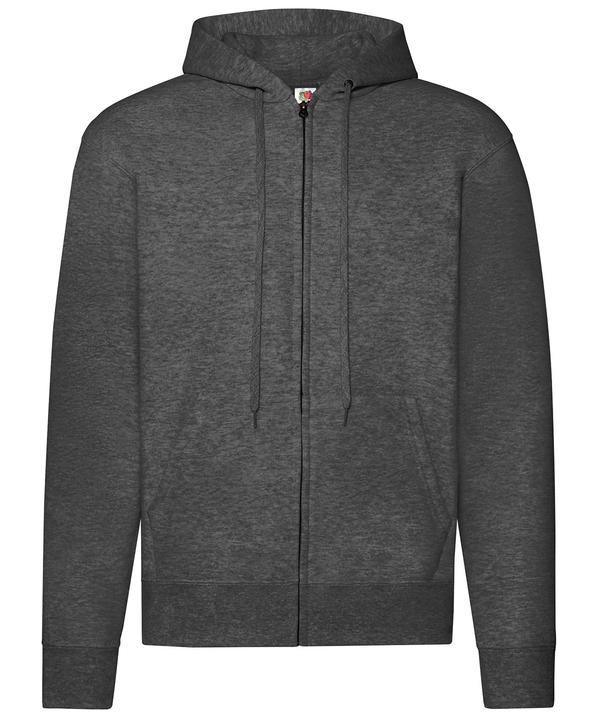 Classic 80/20 Hooded Zipped Sweatshirt - Adult Fit - Fruit of the Loom
