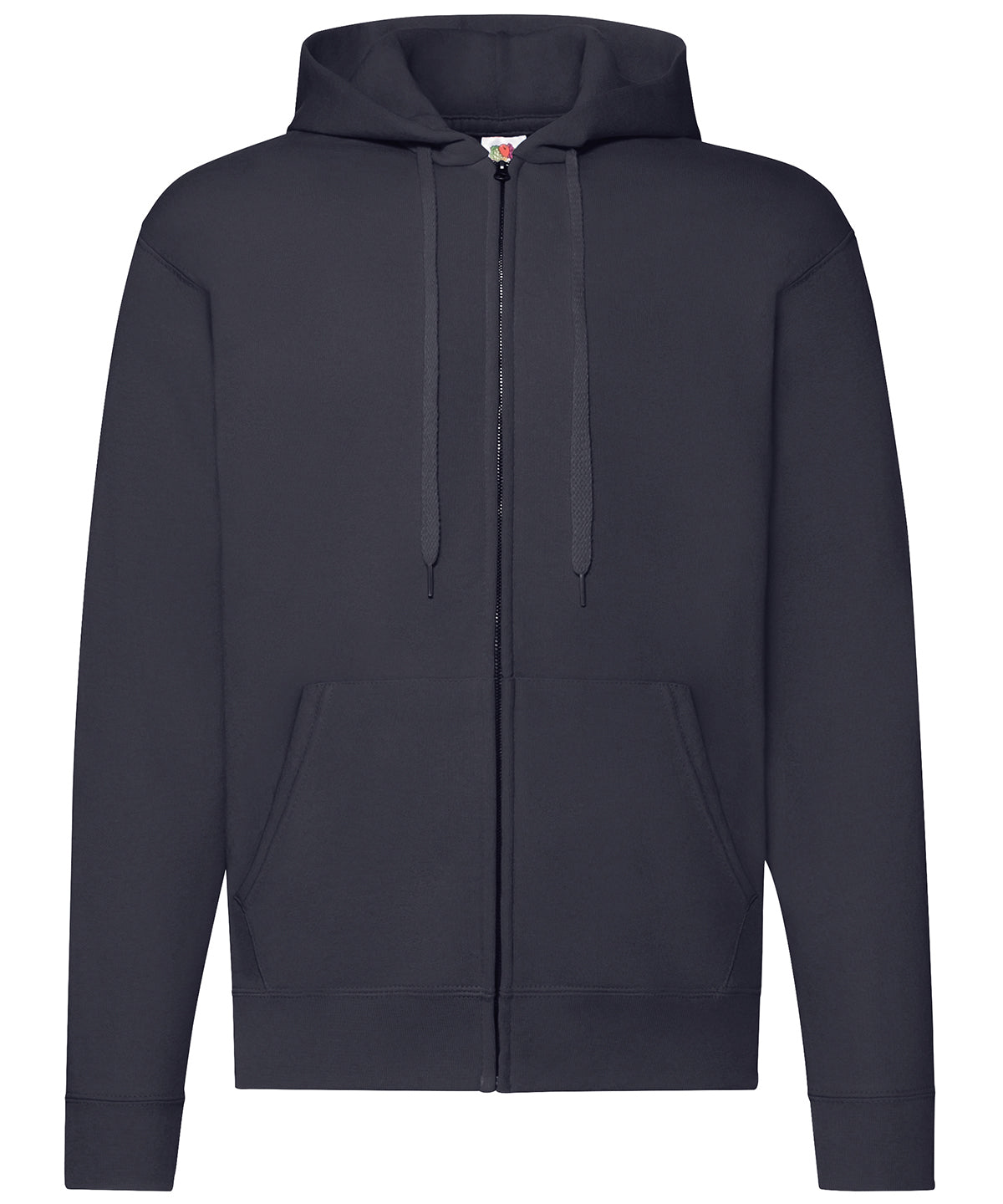 Classic 80/20 Hooded Zipped Sweatshirt - Adult Fit - Fruit of the Loom