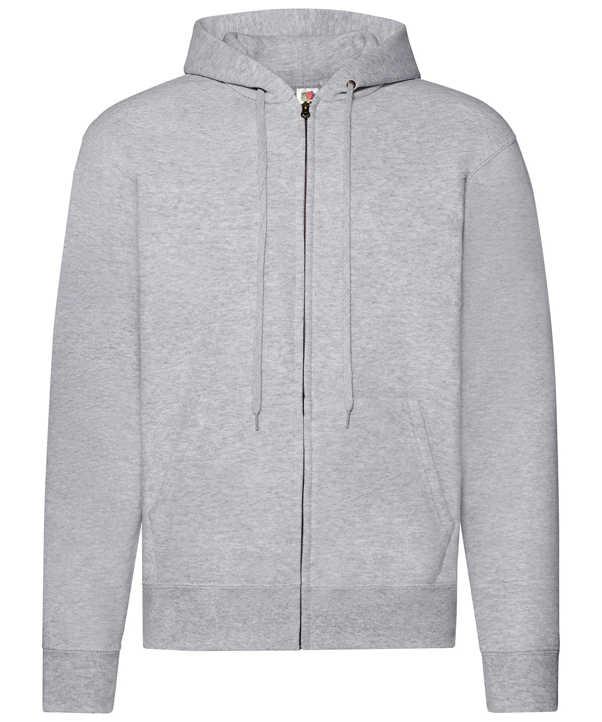 Classic 80/20 Hooded Zipped Sweatshirt - Adult Fit - Fruit of the Loom