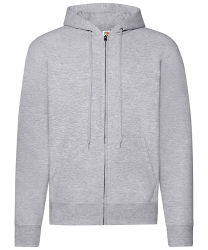 Classic 80/20 Hooded Zipped Sweatshirt - Adult Fit - Fruit of the Loom