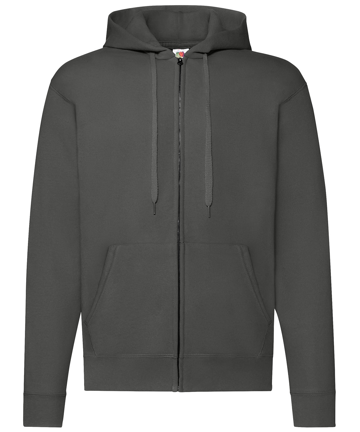 Classic 80/20 Hooded Zipped Sweatshirt - Adult Fit - Fruit of the Loom