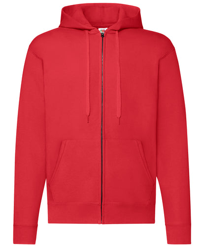 Classic 80/20 Hooded Zipped Sweatshirt - Adult Fit - Fruit of the Loom
