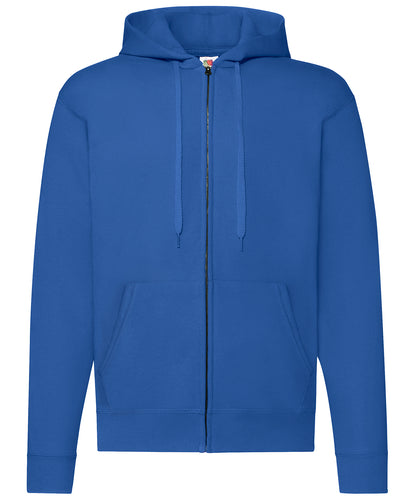 Classic 80/20 Hooded Zipped Sweatshirt - Adult Fit - Fruit of the Loom