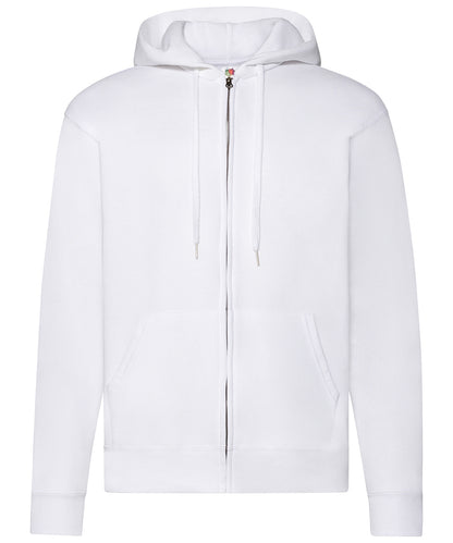 Classic 80/20 Hooded Zipped Sweatshirt - Adult Fit - Fruit of the Loom