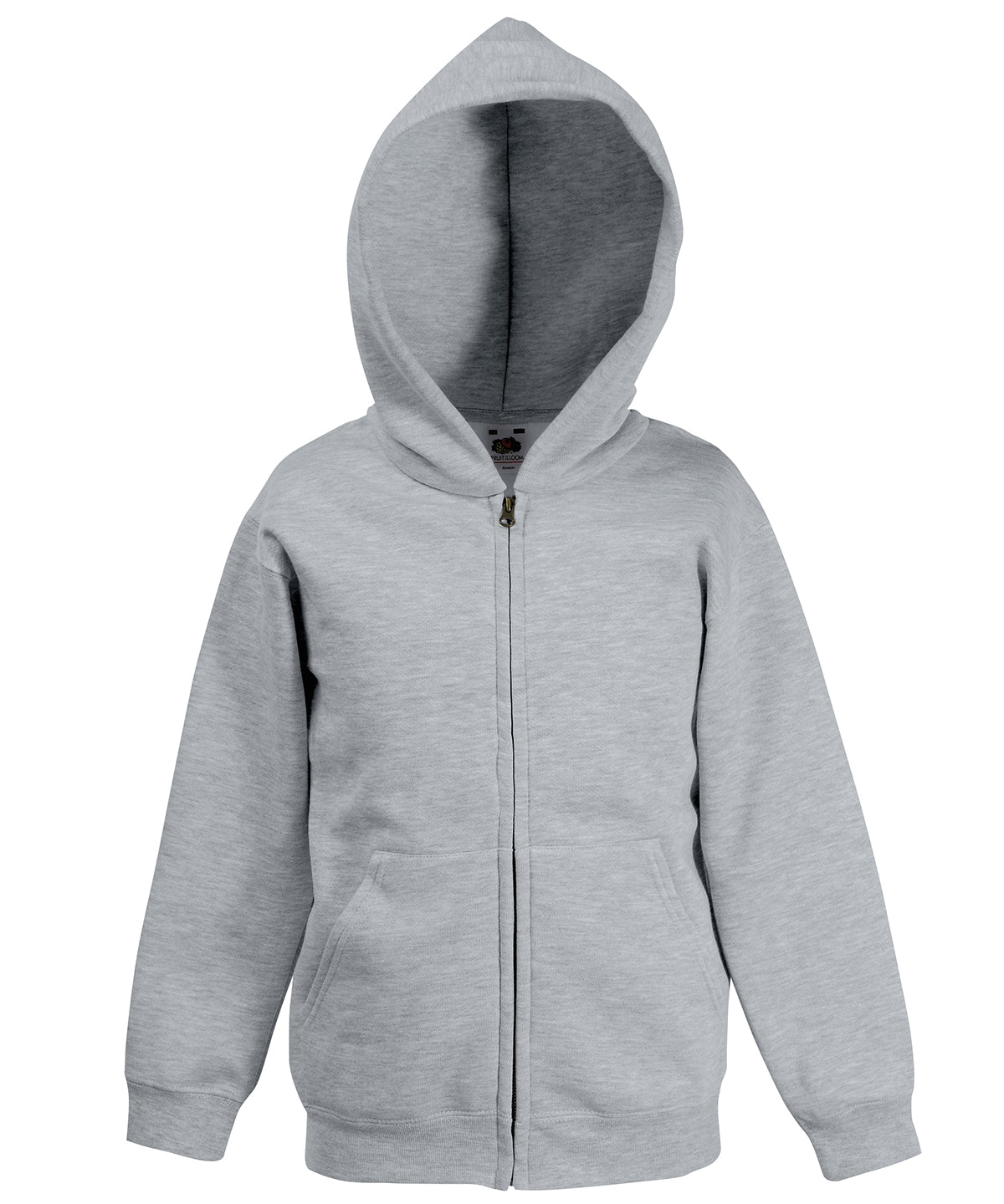 Classic Children's Hooded Zipped Hoodie - Child Fit - Fruit of the Loom