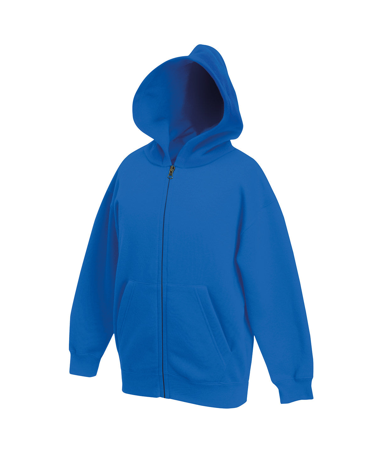Classic Children's Hooded Zipped Hoodie - Child Fit - Fruit of the Loom