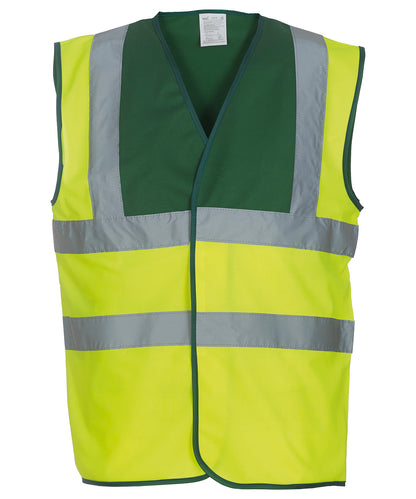 Hi Vis 2-band-and-braces Waistcoat - YOKO