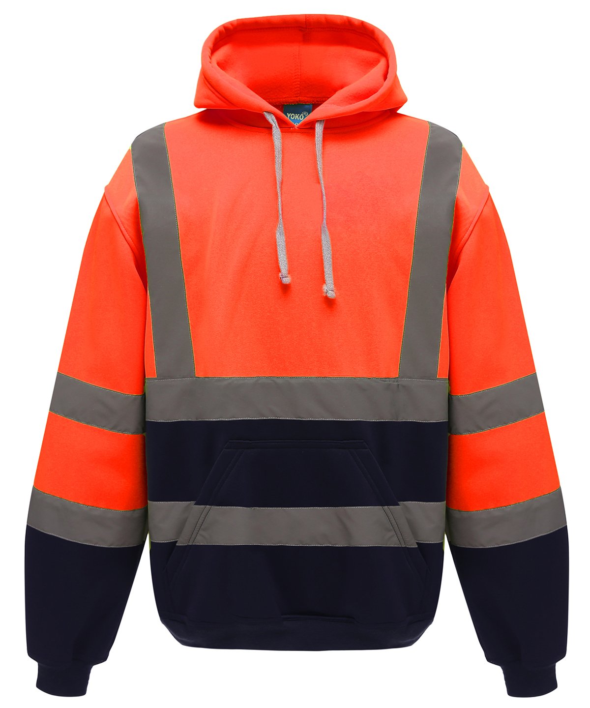YOKO Hi-vis pull-over hoodie